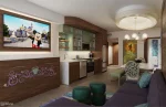 The Villas at Disneyland Hotel Living Area