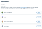 Walt-Disney-World-annual-pass-rerservation-select-park