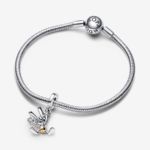 pandora disney100 oswald charm on chain bracelet