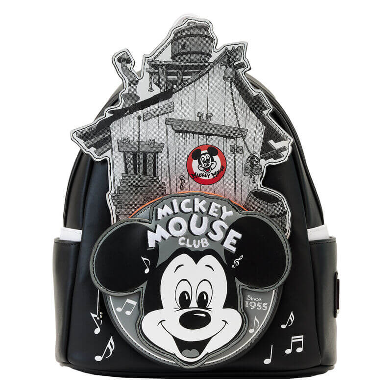 Loungefly Mickey Mouse Club, Tune in to Loungefly&#8217;s Disney100 Mickey Mouse Club Collection