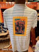 Disneyland Earth Day Nat Geo striped tee