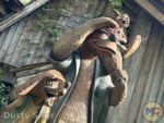 Disneyland News beauty splash mountain brier bear brier fox statue MiceChat