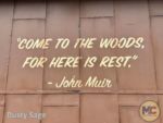 John Muir quote in DCA