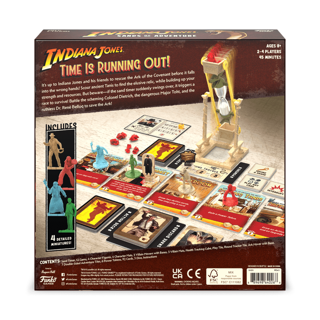 Funko Games Indiana Jones, Funko Games Unearths New Indiana Jones Board Games