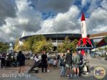 Disneyland News crowds tomorrowland carousel building dramatic sky MiceChat