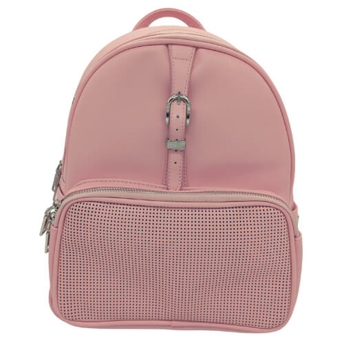 This is the "Make It Pink" Rope Drop Backpack.