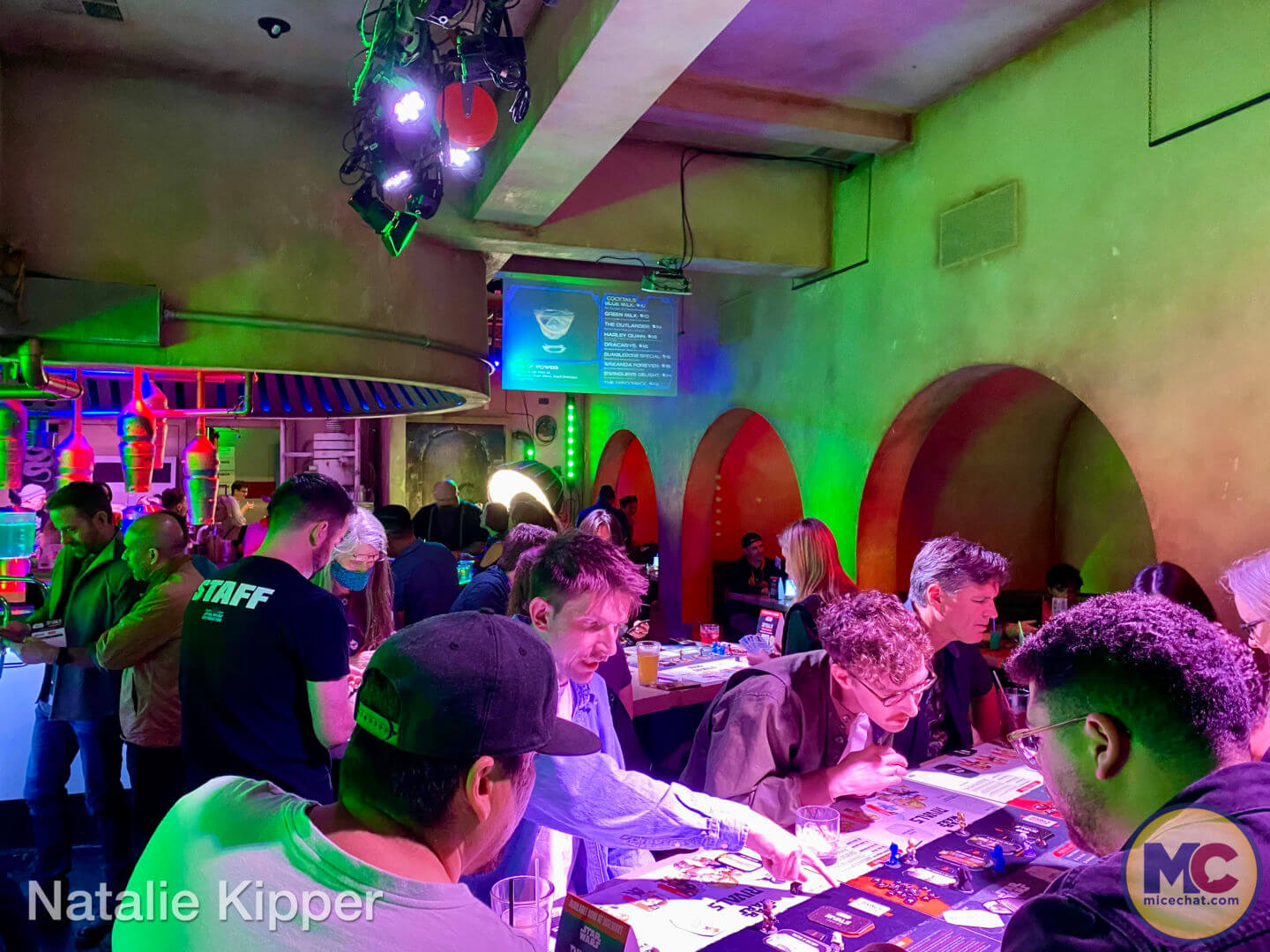 I played Funko Games' Star Wars Rivals in the Scum and Villainy Cantina in Hollywood.