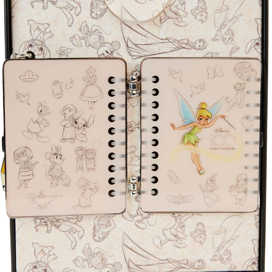 Loungefly Sketchbook Collection, Drawn to Life &#8211; Loungefly&#8217;s Disney100 Sketchbook Collection!