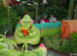 Yesterland: Heimlich’s Chew Chew Train at Flik’s Fun Fair Heimlich’s Chew Chew Train at Flik’s Fun Fair