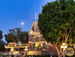Disneyland News Beauty Train Station Night Full Moon MiceChat