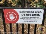 busch gardens tampa warning sign 2