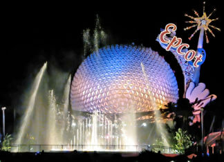 Epcot’s Icon Tower at Spaceship Earth