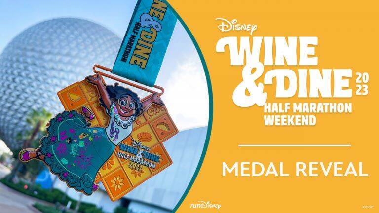 2023 Disney Wine & Dine Half Marathon Weekend Medals