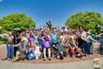 Disneyland News Beauty Noon Meet Rick and Lu Crowd Hands Up MiceChat