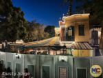 Disneyland News Construction tianas palace shade distant MiceChat
