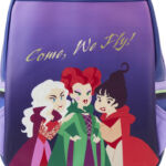 Loungefly Halloween 2023-Hocus Pocus Sanderson Sisters’ House Mini Backpack-art on back