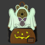 Loungefly Halloween 2023-Pooh and Piglet Halloween Light Up Mini Backpack-effect