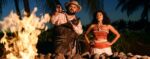 Uncle and Moana at fire pit storytelling – Photo courtesy of Disney
