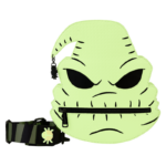 loungefly halloween 2023-the nightmare before christmas-oogie boogie crossbody bag-glow in the dark