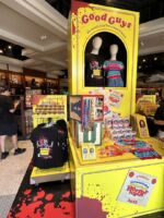 Halloween Horror Nights merchandise chucky display