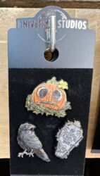 Halloween Horror Nights merchandise pins
