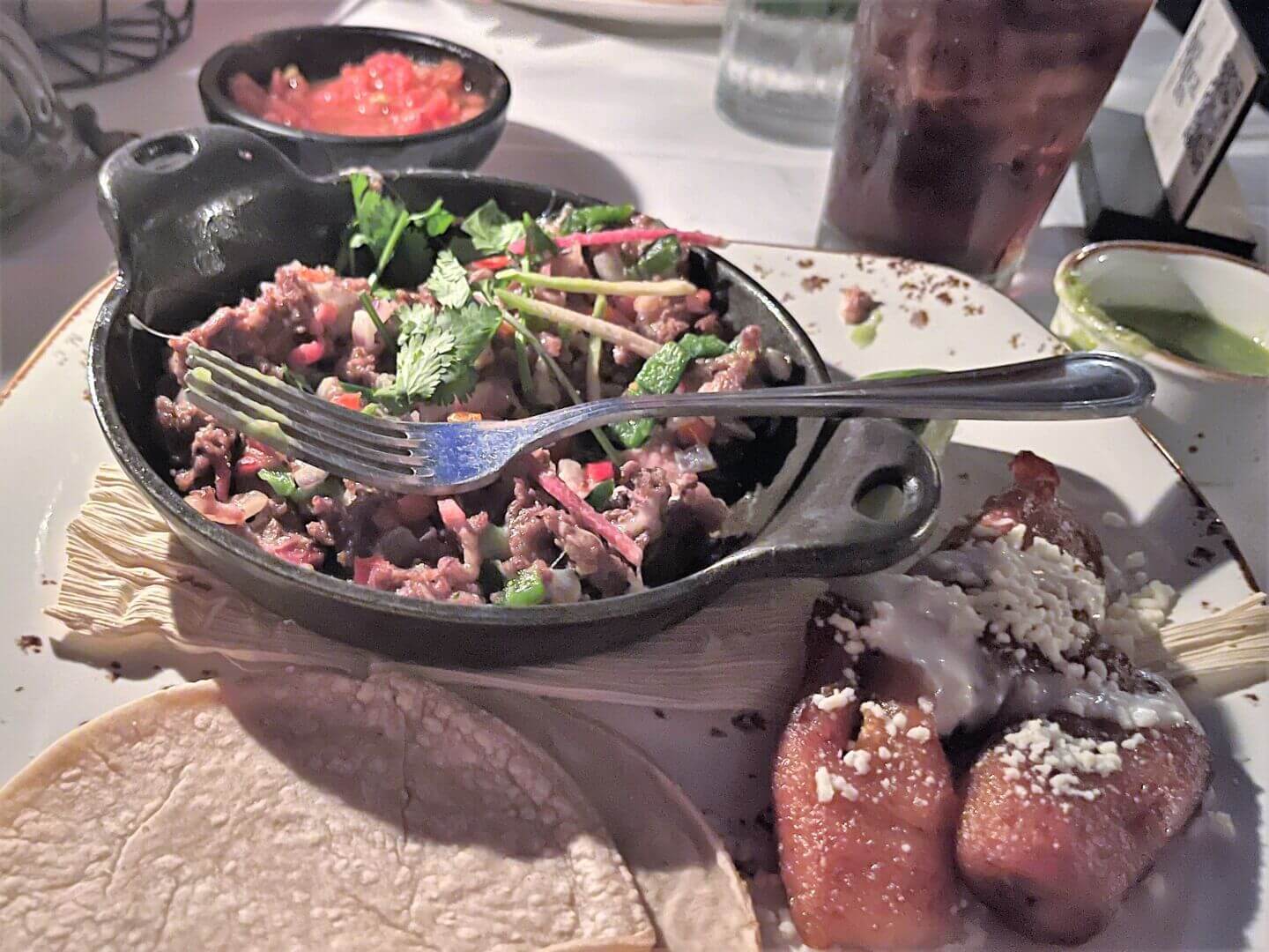 Ribeye Tacos San Angel Inn Restaurante