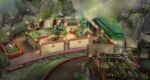 New Haunted Mansion Gardens – Concept artwork courtesy of Disneyland Resort