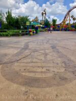 Toy Story Land – Andy’s Shoeprint – Photo by Samantha Davis-Friedman