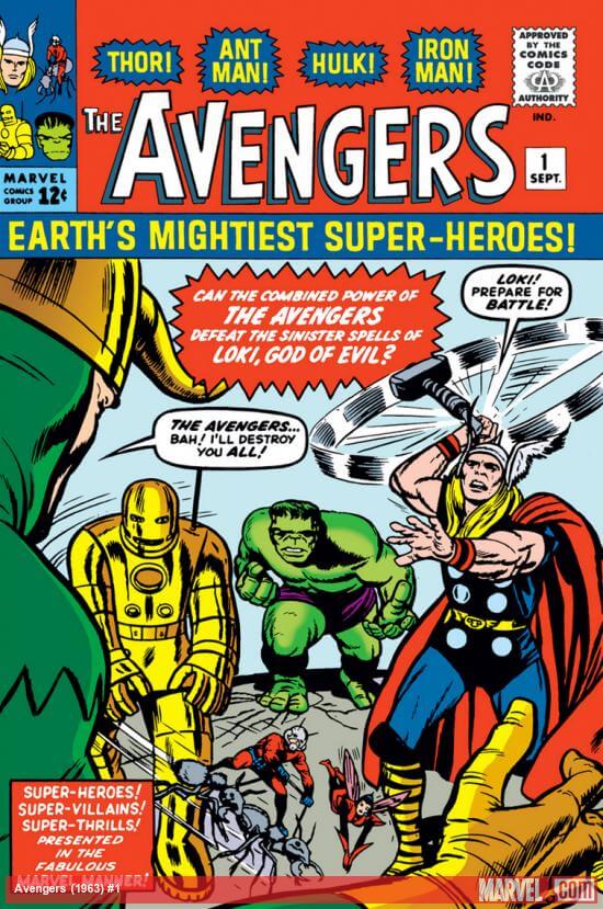 Avengers First Comic Earth's Mightiest Super-Heroes