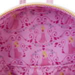 loungefly-sleeping beauty princess lenticular mini backpack-inside lining
