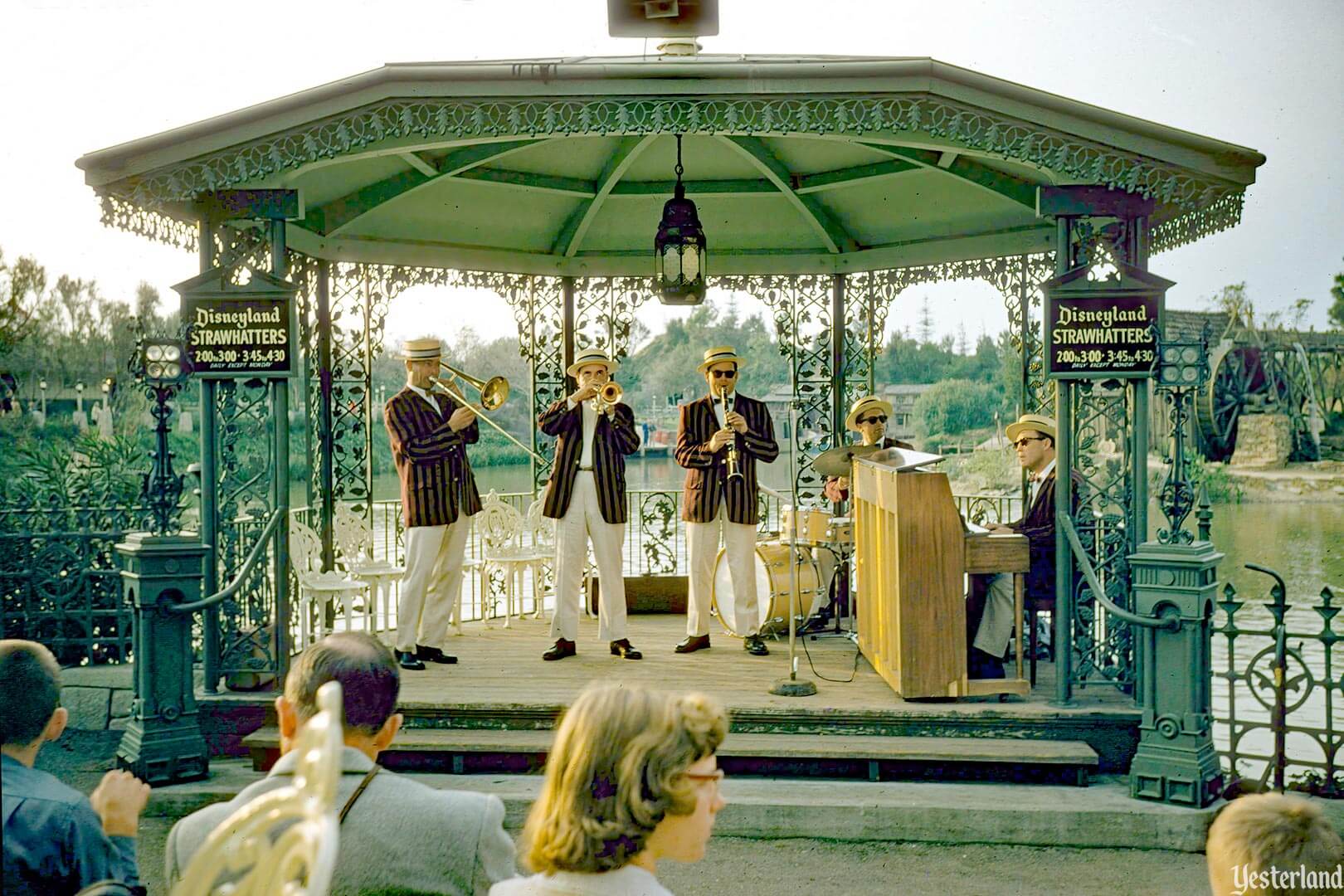 Dixieland Bandstand on the Rivers of America at Disneyland