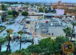 Downtown Disney Construction from above