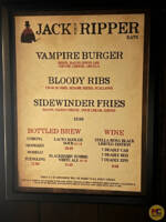 Jack the Ripper Eats menu SeaWorld Orlando Howl-O-Scream 2023
