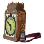 Loungefly-Haunted mansion stretching room portrait collection-grandfather clock crossbody bag-side