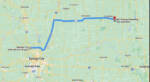 Route to Marceline Missouri