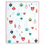 micechat disney holiday gift guide 2023-shopDisney-mickey mouse and friends holiday fleece throw-side 2
