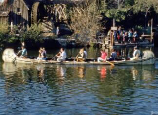 Indian War Canoes at Disneyland