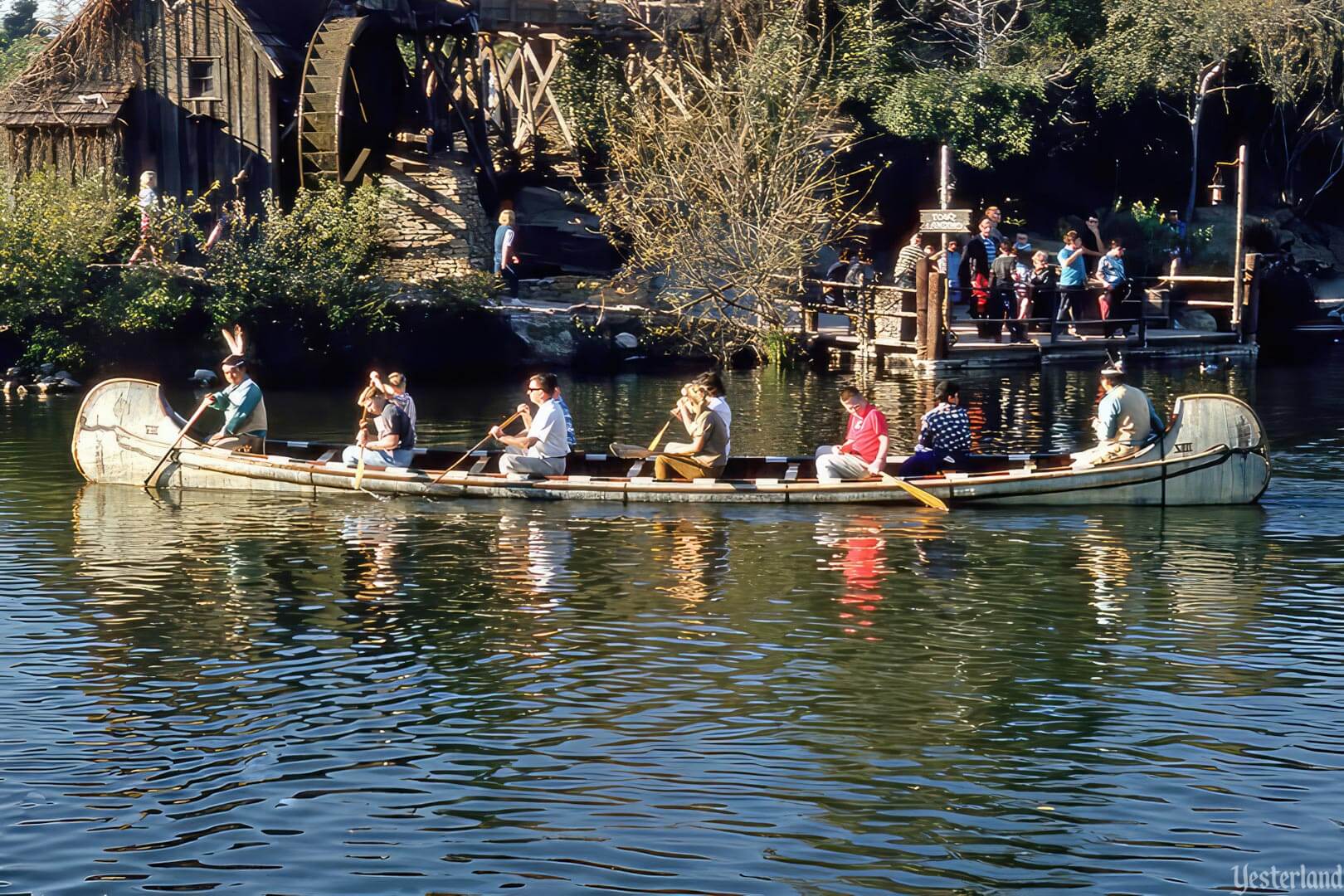 Indian War Canoes at Disneyland