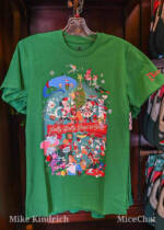 disneyland holiday merchandise 2023-disney classics christmas green t-shirt