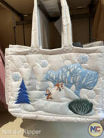 disneyland holiday merchandise 2023-seasonal homestead collection mickey and friends-tote-side 2