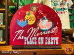 Disneyland News christmas merch frontierland sign MiceChat