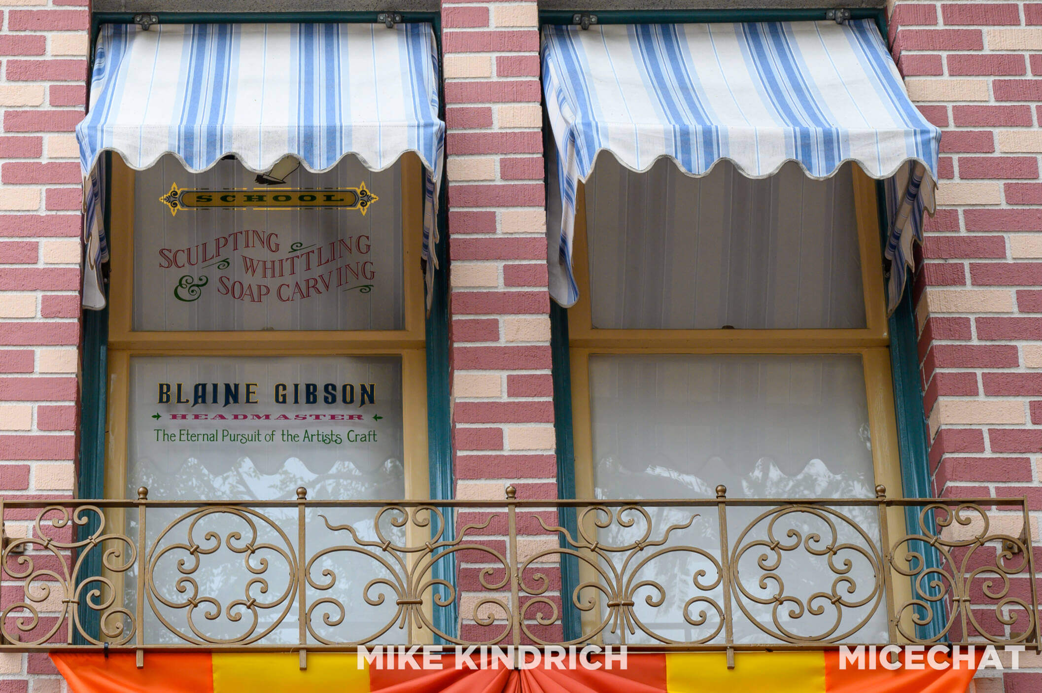 Windows of Main Street U.S.A.