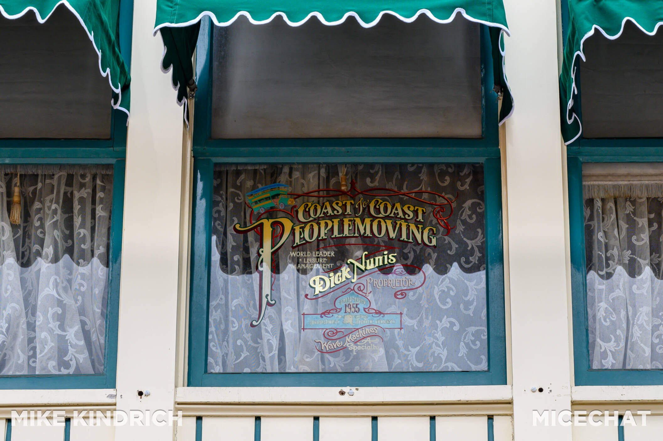 Windows of Main Street U.S.A.