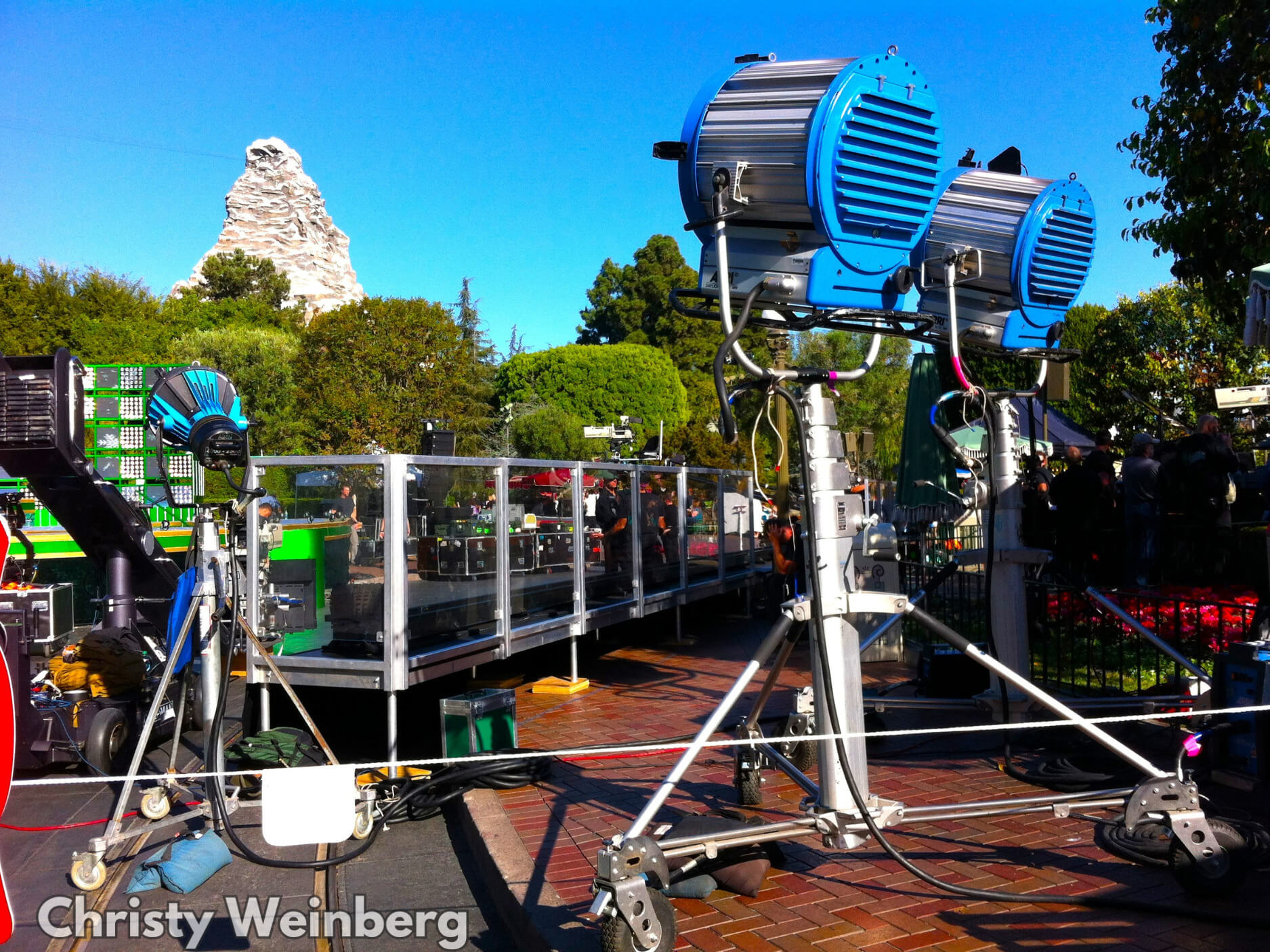 Disney Parks Christmass Day Parade Setup (2013)