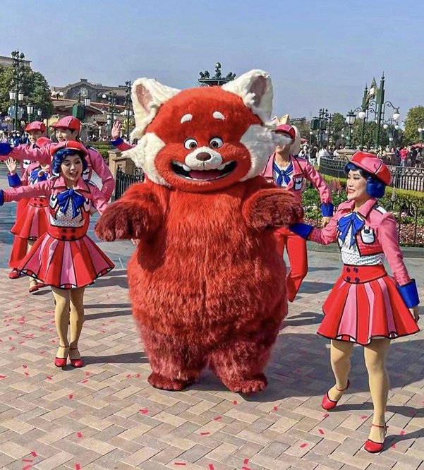 Mei the Red Panda at Shanghai Disneyland