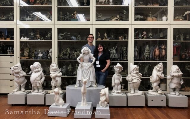 Snow White and the Seven Dwarfs statues