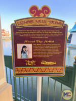 Disney California Adventure-Lunar New Year 2024-MiceChat-Disneyland Magic Key holder photo op-artist Ann Shen