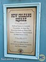 Disneyland construction haunted mansion signs 1 MiceChat
