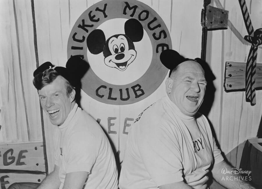 Mouseketeers Jimmie Dodd and Roy Williams