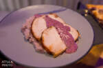 058_Knott’s_Boysenberry_Festival_Preview_Pork Loin Slices over Mashed Potatoes with a Creamy Boysenberry Mustard Sauce